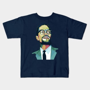 Malcolm X WPAP Kids T-Shirt